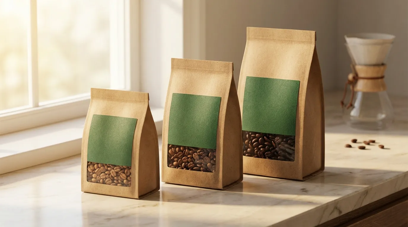 Kawa na prezent — trzy rozmiary paczek specialty