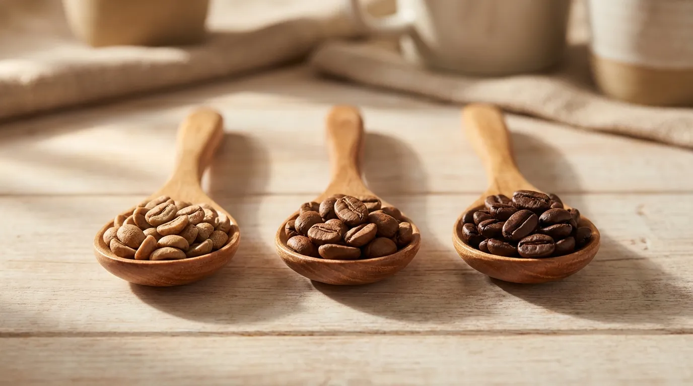 Stopnie palenia kawy — od jasnego do ciemnego