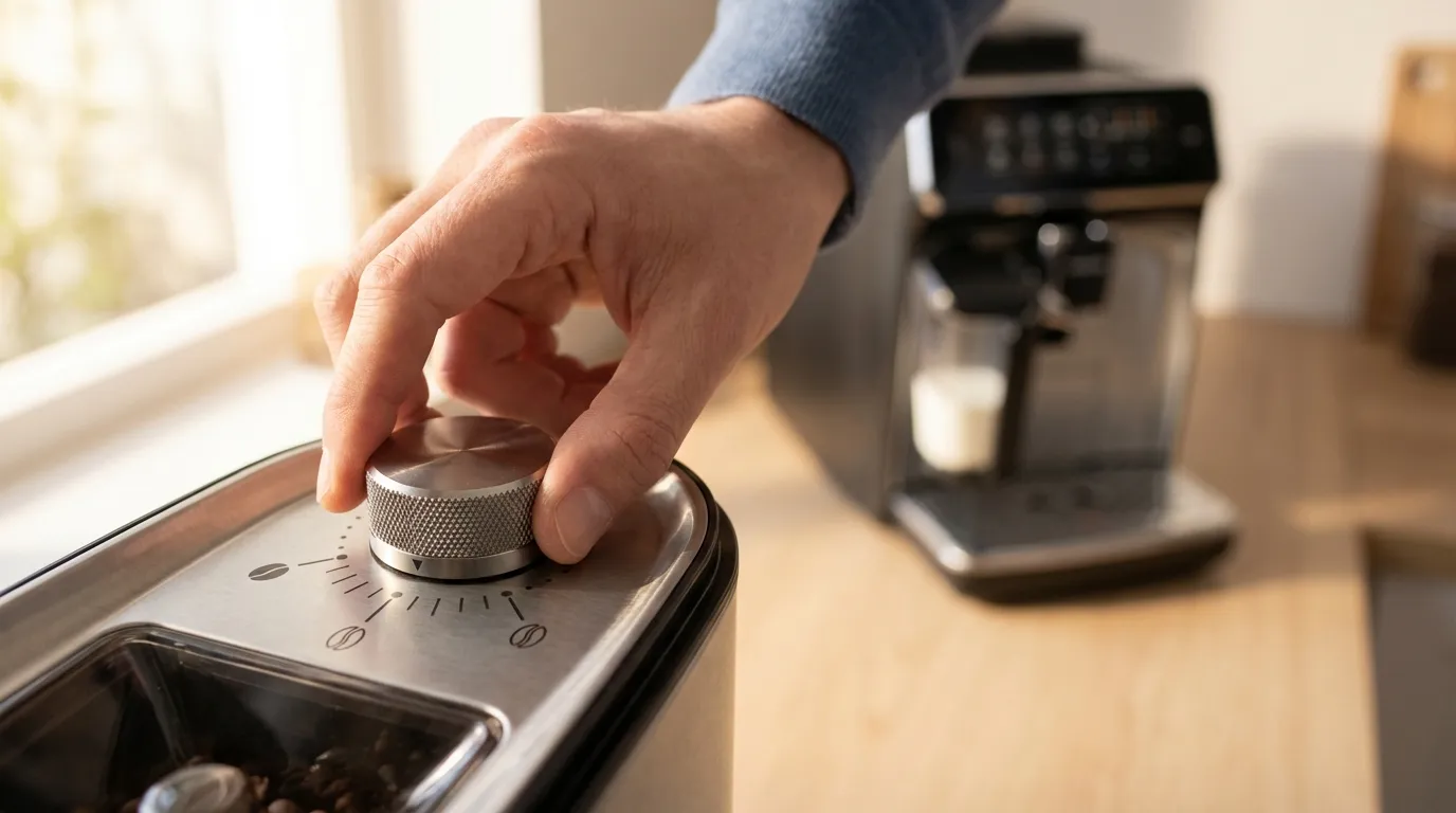 Regulacja mielenia w ekspresie Philips — kluczowe ustawienie dla specialty