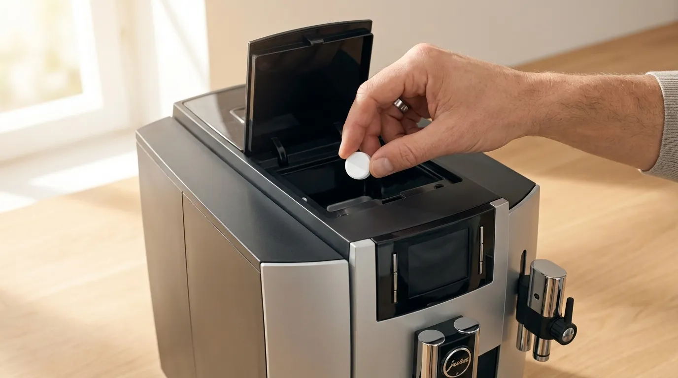 Czyszczenie bloku parzącego ekspresu automatycznego