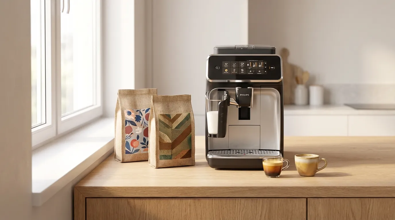 Single origin i blend w ekspresie Philips LatteGo — dwa espresso, dwa profile